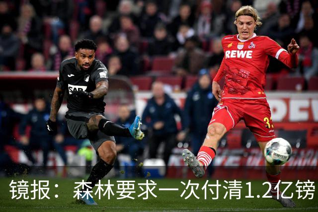 镜报：森林要求一次付清1.2亿镑 曼城不想竞价可能放弃引进安德森